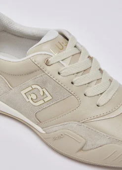Sneakers in pelle e suede