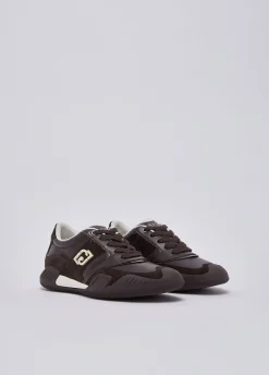 Sneakers in pelle e suede