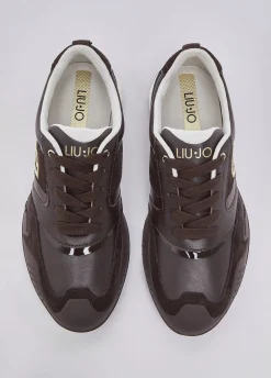 Sneakers in pelle e suede