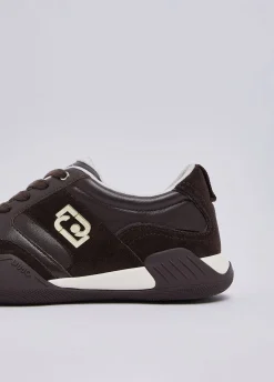 Sneakers in pelle e suede