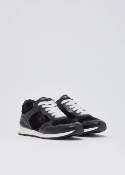 Sneakers in pelle e suede