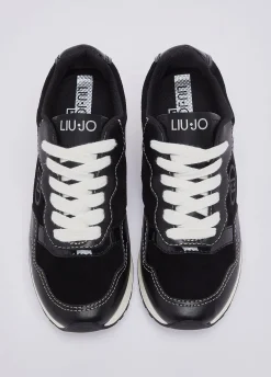 Sneakers in pelle e suede