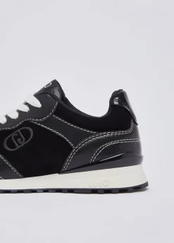 Sneakers in pelle e suede