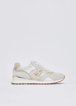 Sneakers in rafia