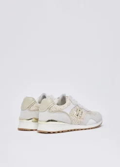 Sneakers in rafia