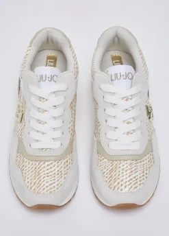 Sneakers in rafia