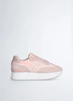 Sneakers platform délavé