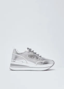 Sneakers platform laminata