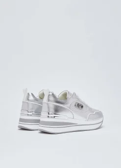 Sneakers platform laminata