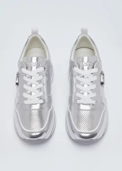 Sneakers platform laminata