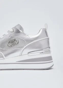 Sneakers platform laminata