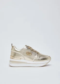 Sneakers platform laminata