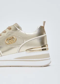 Sneakers platform laminata