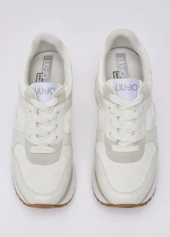 Sneakers super platform effetto pitone