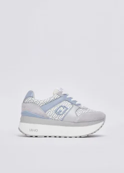 Sneakers super platform in monogram