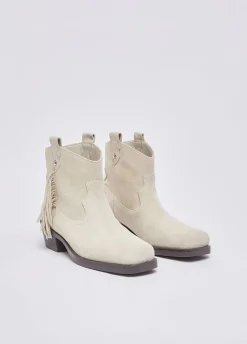 Stivaletti texani in suede