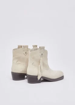 Stivaletti texani in suede