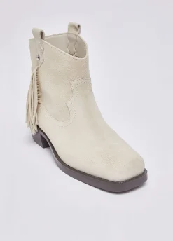Stivaletti texani in suede