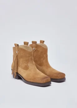 Stivaletti texani in suede