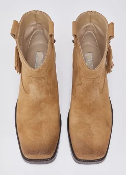 Stivaletti texani in suede