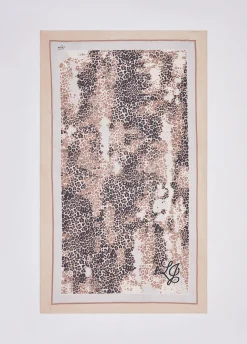 Stola con stampa animalier