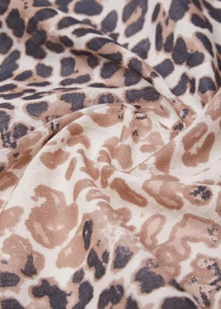 Stola con stampa animalier