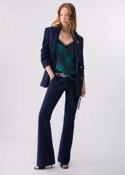 Top con dettaglio pizzo