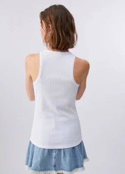Top con mini logo