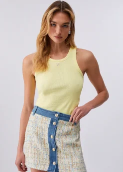 Top con mini logo