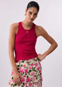 Top con mini logo
