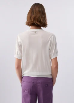 Top con paillettes