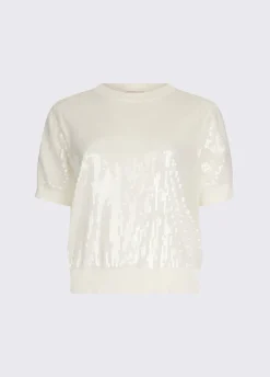 Top con paillettes