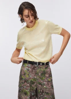 Top con paillettes