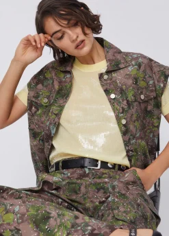 Top con paillettes