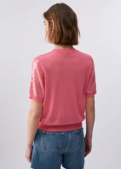 Top con paillettes