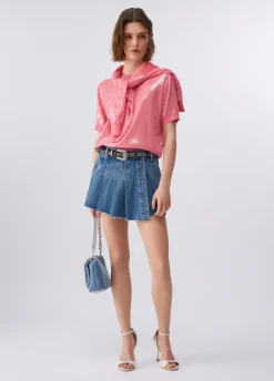 Top con paillettes