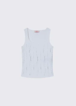 Top con strass