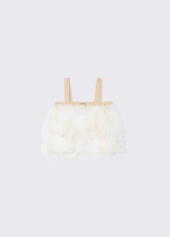 Top in tulle