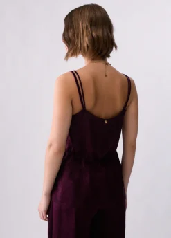 Top lingerie in raso jacquard