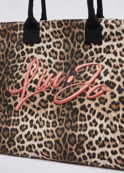 Tote bag grande con foulard