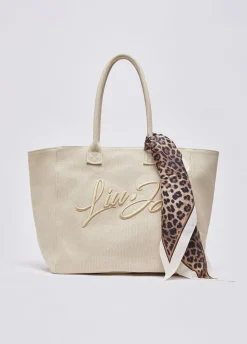 Tote bag grande con foulard
