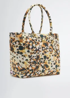 Tote bag grande in tela stampata