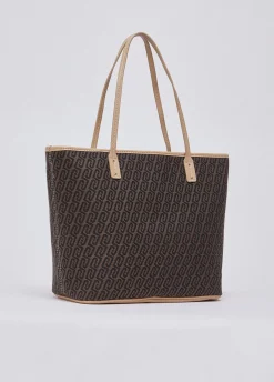 Tote bag in tessuto jacquard