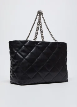 Tote bag LaPuffy grande con catene