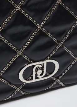 Tote bag LaPuffy grande con catene