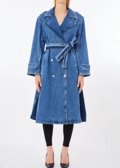 Trench in denim