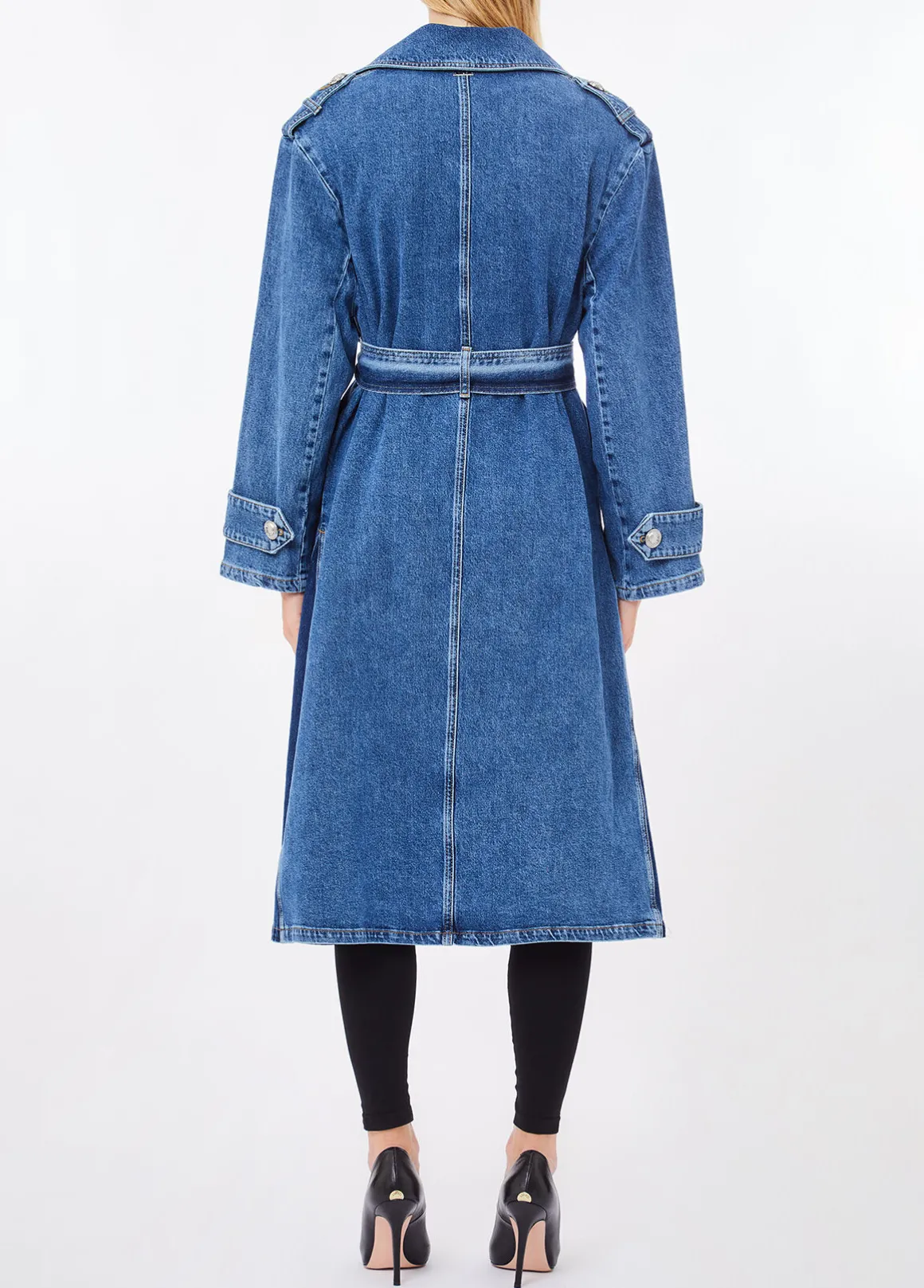 Trench in denim