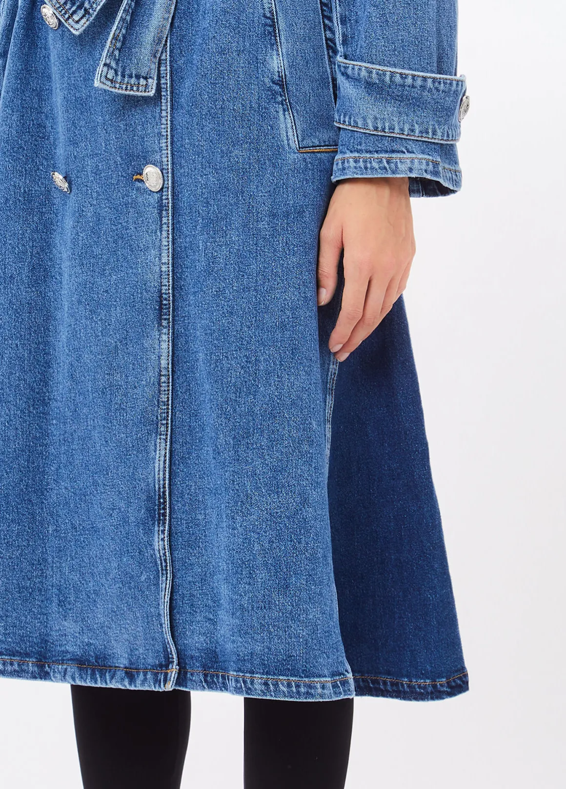 Trench in denim