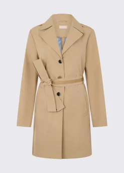 Trench lungo con cintura