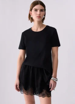 T-shirt bimateriale